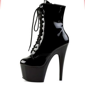 Black Patent Pleasers